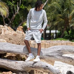 BIDI BADU Chaka Basic Crew Sweatshirt Men -Wilson Sales Store 00704000 65