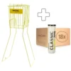 Classic Tennisball 18x 4 Ball Tube Plus Basket