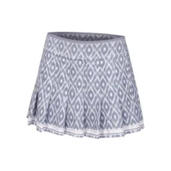 Metallic Ikat Pleated Skirt Women
