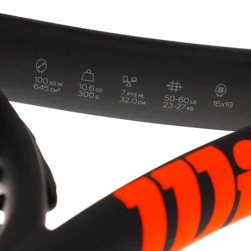 Wilson Burn 100 CV Tour Racket (Special Edition) 6 Wilson Burn 100 CV Tour Racket (Special Edition) - Image 6