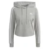 ADIDAS 3-Stripes FT Crop Hoody Women