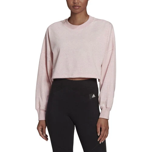 ADIDAS Studio Lounge Summer Crew Sweatshirt Women 2 ADIDAS Studio Lounge Summer Crew Sweatshirt Women - Image 2