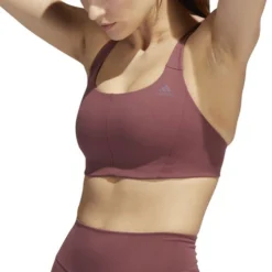ADIDAS Velcro Studio Mid Stripes Sports Bras Women 14 ADIDAS Velcro Studio Mid Stripes Sports Bras Women -Wilson Sales Store 17099000 16