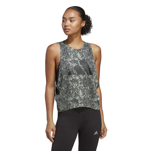 ADIDAS Train Icons Allover Print T-Shirt Women 2 ADIDAS Train Icons Allover Print T-Shirt Women - Image 2