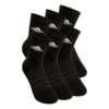 ADIDAS Crew Sportswear Ankle Sports Socks 6 Pack