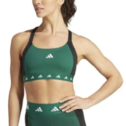 ADIDAS PWI Medium-Sport Tech-Fit Color Block Sports Bras Women 8 ADIDAS PWI Medium-Sport Tech-Fit Color Block Sports Bras Women -Wilson Sales Store 18520000 13