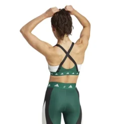 ADIDAS PWI Medium-Sport Tech-Fit Color Block Sports Bras Women 9 ADIDAS PWI Medium-Sport Tech-Fit Color Block Sports Bras Women -Wilson Sales Store 18520000 14