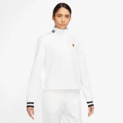 Nike Dri-Fit Court Heritage 1/4 Zip Sweatshirt Women -Wilson Sales Store 57383000 13